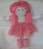 Boneca de pano Florzinha